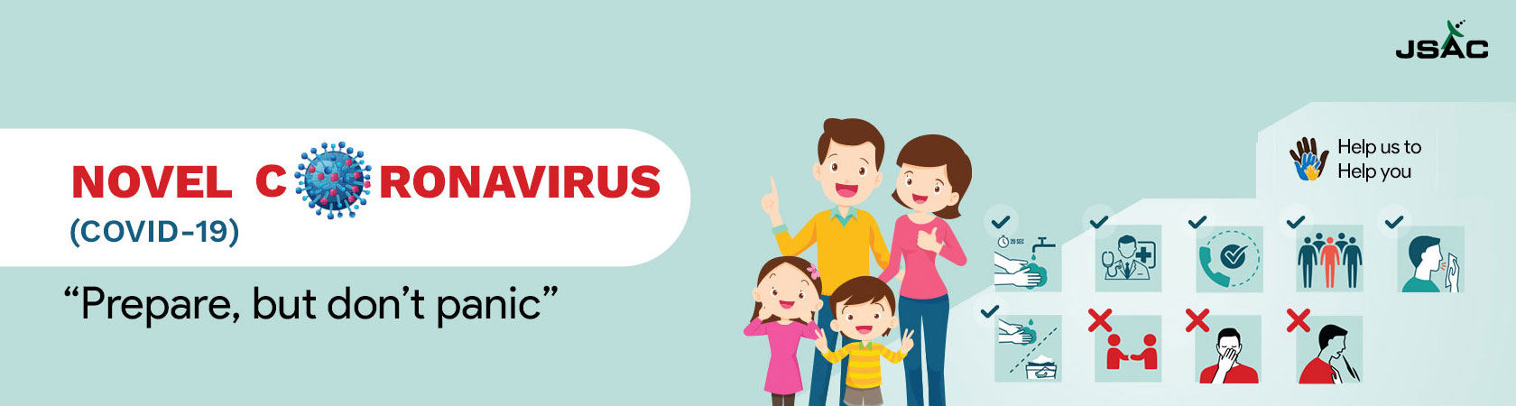 Novel Crona Virus "Prepare, but don't panic"